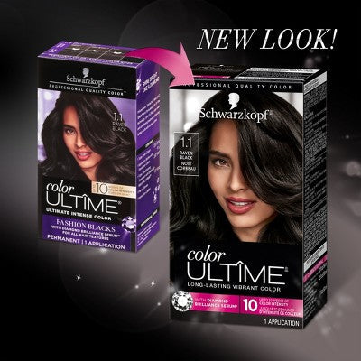 Schwarzkopf Color Ultime Permanent Color Raven Black - New