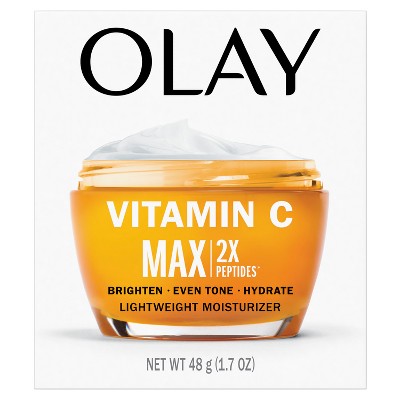 Olay Regenerist Vitamin C + Peptide 24 MAX Face Moisturizer 1.7oz - Imperfect Box