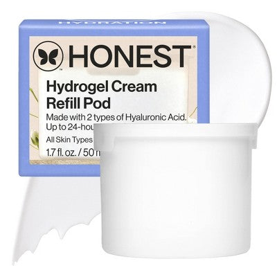 Honest Beauty Hydrogel Cream Refill with Hyaluronic Acid 1.7 fl oz - Missing Box