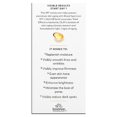 Olay Total Effects Face Moisturizer SPF 30 1.7 fl oz - Imperfect Box