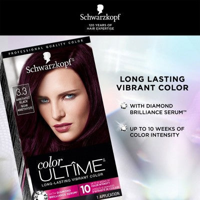 Schwarzkopf Color Ultime Permanent Color Amethyst Black - New