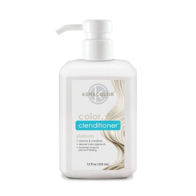 Keracolor Color + Clenditioner Temporary Hair Color Platinum 12 fl oz - Imperfect Container