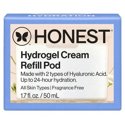 Honest Beauty Hydrogel Cream Refill with Hyaluronic Acid 1.7 fl oz - Missing Box