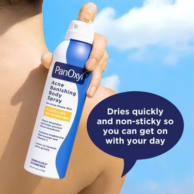 PanOxyl Acne Banishing Body Spray 2% Salicylic Acid 6oz - New