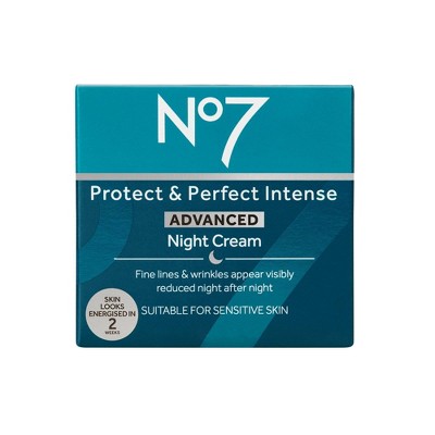 No7 Protect & Perfect Intense Advanced Moisturizing Night Cream 1.69 fl oz - Imperfect Box