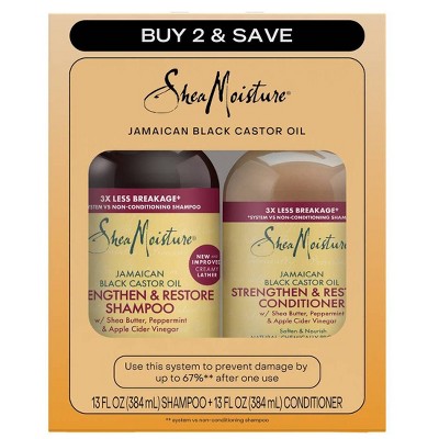 SheaMoisture Shampoo & Conditioner Bundle for Damaged Hair 26oz/2pk - Missing Box