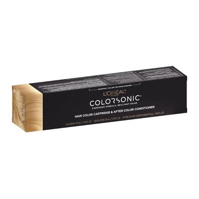 L'Oreal Paris Colorsonic Permanent Hair Color Cartridge Light Blonde Natural 9 - Missing /box