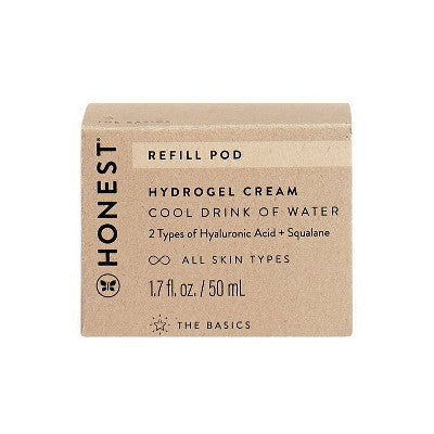Honest Beauty Hydrogel Cream Refill with Hyaluronic Acid 1.7 fl oz - Missing Box