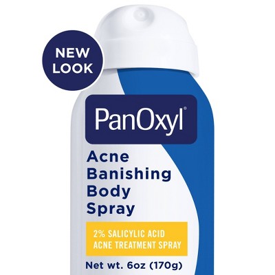 PanOxyl Acne Banishing Body Spray 2% Salicylic Acid 6oz - New