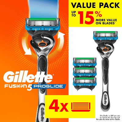 Gillette ProGlide Razor for Men Handle + 4 Blade Refills - Missing Box