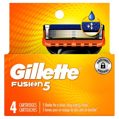 Gillette Fusion5 Men's Razor Blade Refills 4ct - Missing Box