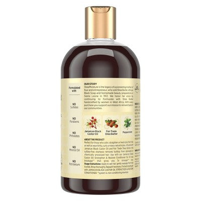 SheaMoisture Jamaican Black Castor Oil Strengthen & Restore Shampoo 13 fl oz - Imperfect Container