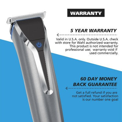 Wahl Lithium Ion All In One Stainless Steel Cordless Electric - Imperfect Box