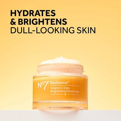 No7 Radiance+ Vitamin C Daily Brightening Moisturizer 1.69 fl oz - Imperfect Box