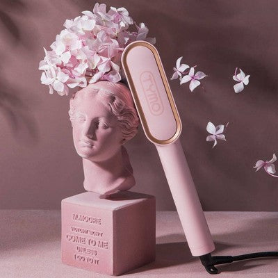 TYMO Ring Hair Straightening Comb Pink - Imperfect Box
