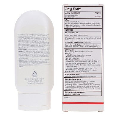 EltaMD UV Pure Broad Spectrum SPF 47 Face and Body Sunscreen 4 oz - Imperfect Box