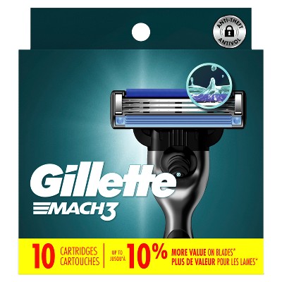 Gillette Mach3 Men's Razor Blade Refills 10ct - Missing Box