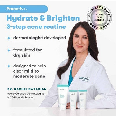 Proactiv+ 30 Day Acne Treatment Skincare Kit 4oz/3pk - Imperfect Box