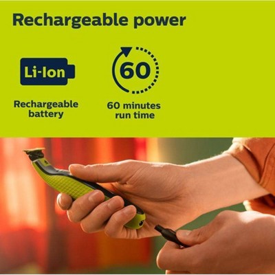 Philips Norelco OneBlade 360 Face & Body Rechargeable Men's Electric Shaver and Trimmer QP2834/70 - Imperfect Box