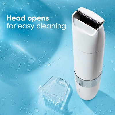 Venus for Pubic Hair & Skin Gentle Trimmer + 1 Attachment Comb 2pk - Imperfect Box