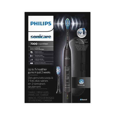 Philips Sonicare ExpertClean 7300 Rechargeable Electric Toothbrush HX9610/17 Black - Imperfect Box