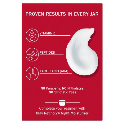 Olay Regenerist Vitamin C + Peptide 24 MAX Face Moisturizer 1.7oz - Imperfect Box