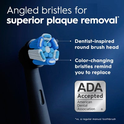 Oral-B iO Ultimate Clean Replacement Brush Heads Black 2ct - Imperfect Box