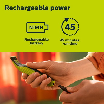 Philips Norelco OneBlade 360 Face Rechargeable Men's Electric Shaver and Trimmer QP2724/70 - Imperfect Box