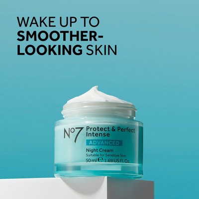 No7 Protect & Perfect Intense Advanced Moisturizing Night Cream 1.69 fl oz - Imperfect Box
