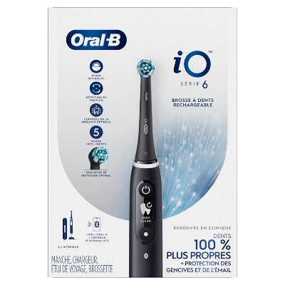 Oral-B iO6 Black Electric Toothbrush - Imperfect Box