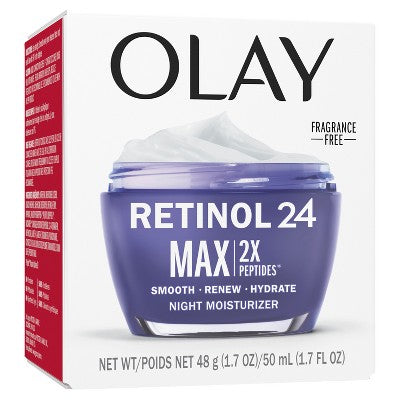 Olay Regenerist Retinol 24 Max Night Face Cream Moisturizer 1.7oz - Imperfect Box