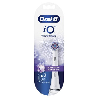 Oral-B iO Ultimate Replacement Brush Heads White 2ct - Imperfect Box