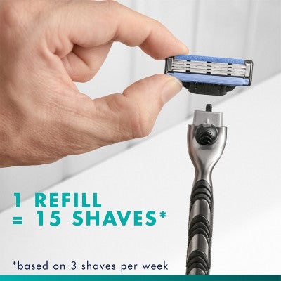 Gillette Mach3 Men's Razor Blade Refills 4ct  - Imperfect Box