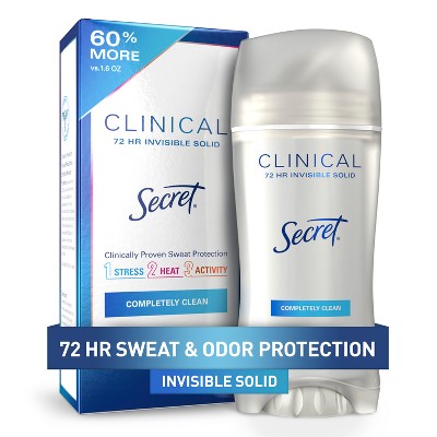Secret Clinical Strength Completely Clean Invisible 2.6oz - Missing Box