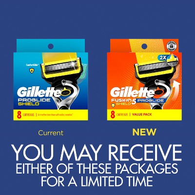 Gillette ProGlide Shield Razor Refills for Men 8 Blade Refills - Missing Box