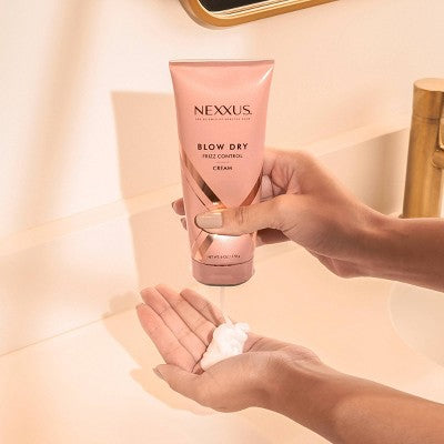 Nexxus Weightless Style Smooth & Full Blow Dry Balm Volumizing Hair Cream 6 fl oz - Imperfect Container
