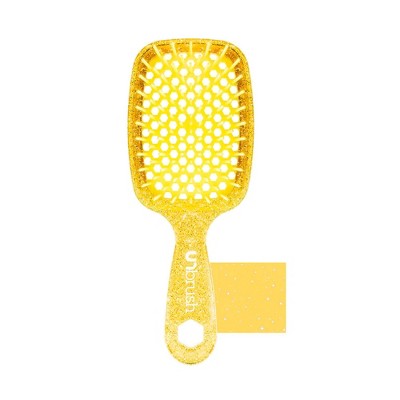 UNbrush Detangler Hair Brush Glitter Amber - New