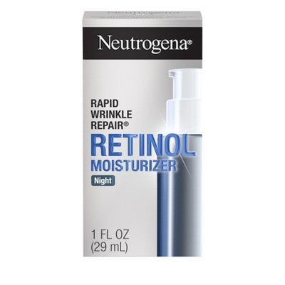 Neutrogena Rapid Wrinkle Repair Retinol Night Face Moisturizer 1 fl oz - Imperfect Box