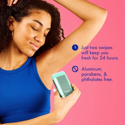 Wild Cosmetics Cream Deodorant Refill Cherry Blossom with Purple Case 5.29oz - Imperfect Box