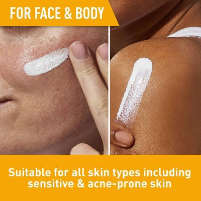 CeraVe Hydrating Sheer Sunscreen Lotion for Face and Body SPF 30 5oz - Imperfect Container