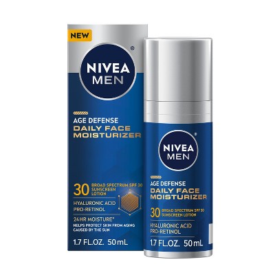 NIVEA Men Age Defense Daily Face Moisturizer with SPF 30 1.7 fl oz - Imperfect Box
