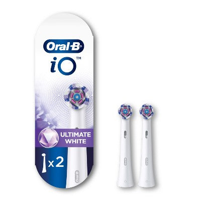 Oral-B iO Ultimate Replacement Brush Heads White 2ct - Imperfect Box