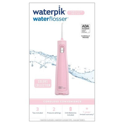 Waterpik Cordless Revive Water Flosser Blush Pink - Missing Box