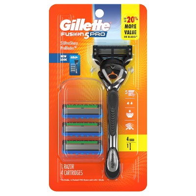 Gillette ProGlide Razor for Men Handle + 4 Blade Refills - Missing Box