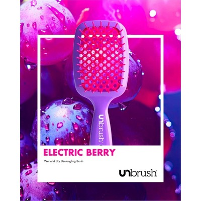 UNbrush Detangler Hair Brush Neon Purple - New