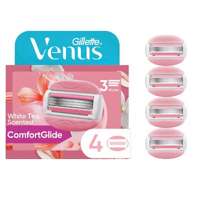 Venus Comfortglide White Tea Women's Razor Blade Refills 4ct - Imperfect Box