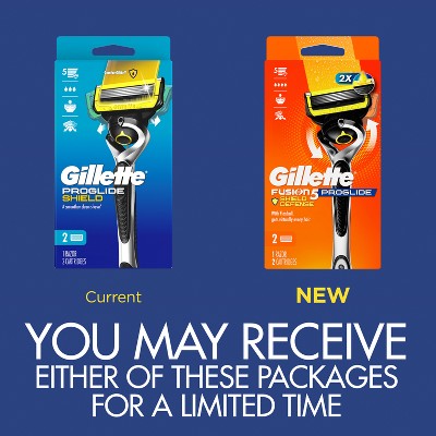 Gillette ProGlide Shield Men's Razor + 2 Razor Blade Refills - Missing Box