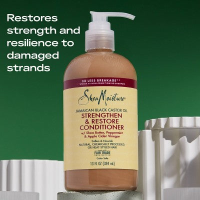 SheaMoisture Jamaican Black Castor Oil Strengthen & Restore Conditioner 13 fl oz - Imperfect Container