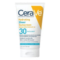 CeraVe Hydrating Sheer Sunscreen Lotion for Face and Body SPF 30 5oz - Imperfect Container