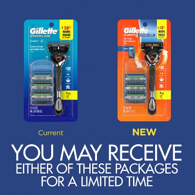 Gillette ProGlide Razor for Men Handle + 4 Blade Refills - Missing Box